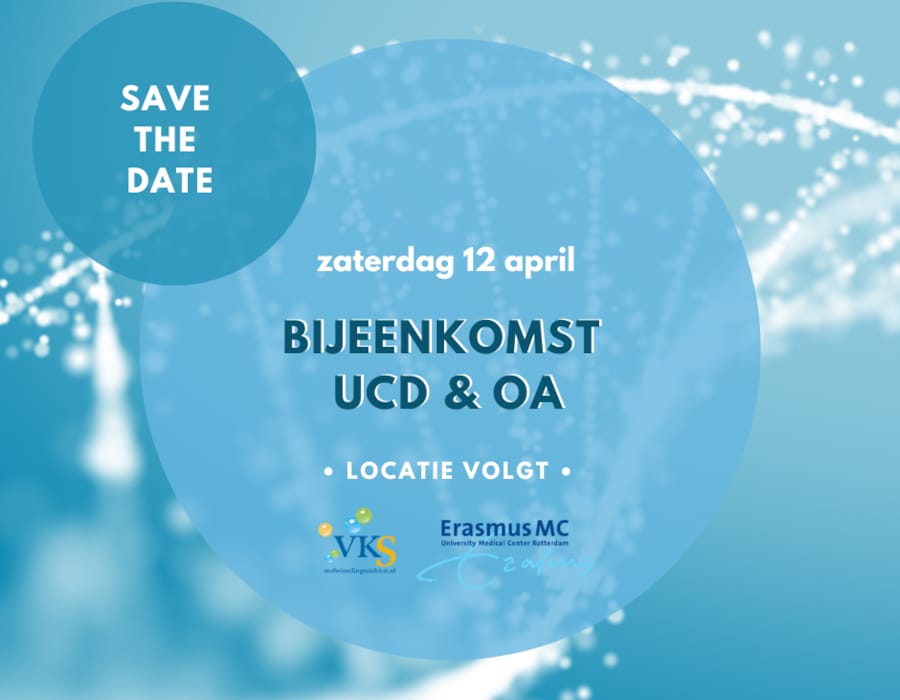 Een save the date voor bijeenkomst UCD/OA